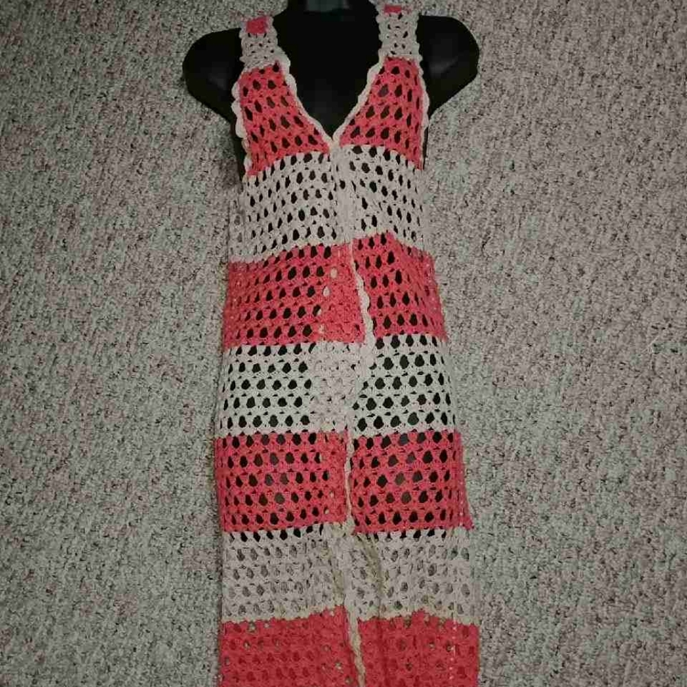 Flying Tomato crochet vest.